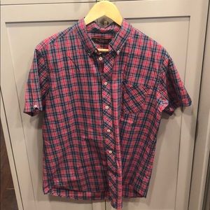 Short sleeve Ben Sherman plaid.